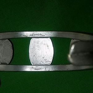 alpaca Jewelry - Alpaca bracelet w/ abalone alpaca Jewelry - Alpaca bracelet w/ abalone